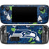 NFL Seattle Seahawks Tropical Print Steam Deck Handheld Gaming Computer Skin